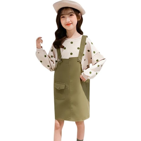 clothing sets children clothes dot pattern costume for girls sweatshirt + jumpsuit tracksuit girl spring autumn children's tracksuits, White
clothing sets children clothes dot pattern costume for girls sweatshirt + jumpsuit tracksuit girl spring autumn children's tracksuits, White