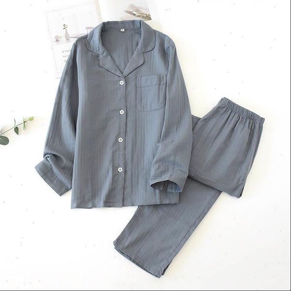 lovers pajamas set comfort gauze women sleepwear cotton solid color men and couples spring fall full sleeve homewear, Black;red
lovers pajamas set comfort gauze women sleepwear cotton solid color men and couples spring fall full sleeve homewear, Black;red