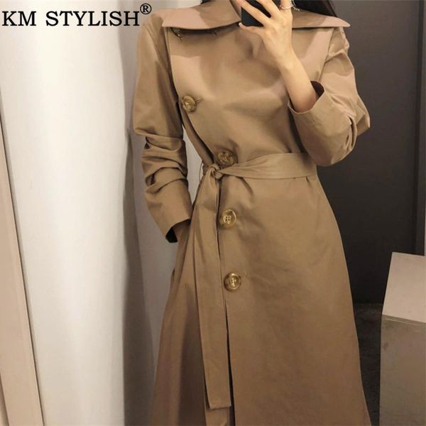 women's trench coats coat for women cloth autumn winter khaki belt long turn-down collar casual windbreaker female outwear1 u4ge, Tan;black
women's trench coats coat for women cloth autumn winter khaki belt long turn-down collar casual windbreaker female outwear1 u4ge, Tan;black