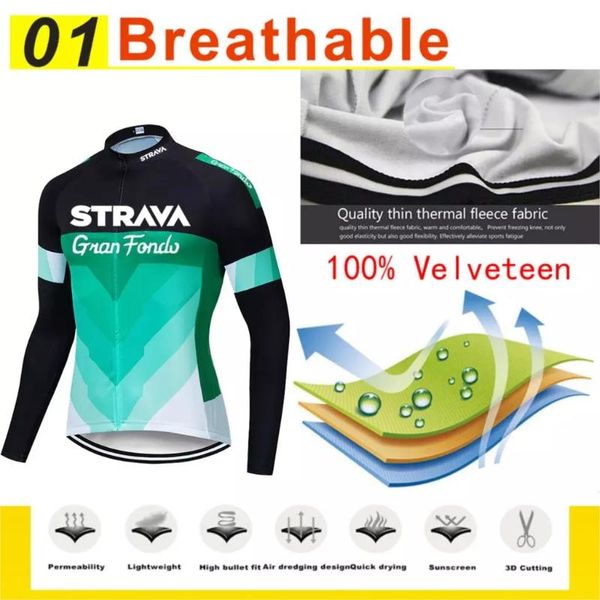 thermal winter fleece cycling clothing strava men outdoor riding jersey suit bicycle mountain biking bib pants racing sets, Black;blue
thermal winter fleece cycling clothing strava men outdoor riding jersey suit bicycle mountain biking bib pants racing sets, Black;blue