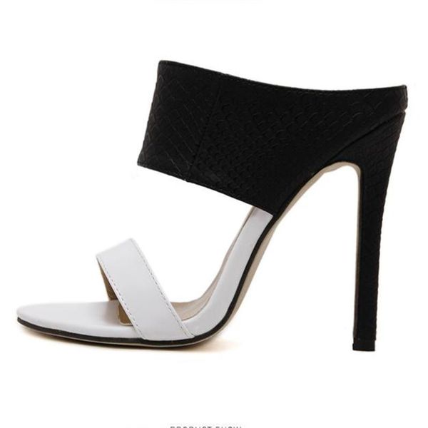women's high-heeled slippers women summer 2021 fashion fine with snake stripes nightclubs super sandals 40, Black
women's high-heeled slippers women summer 2021 fashion fine with snake stripes nightclubs super sandals 40, Black