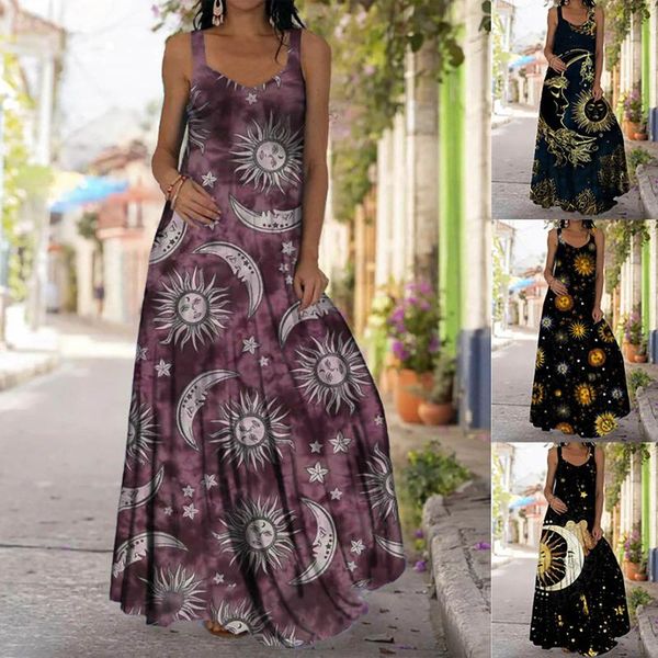 casual dresses summer dress 2021 women longue tropical print halter backless maxi sleeveless beach plus size female clothing, Black;gray
casual dresses summer dress 2021 women longue tropical print halter backless maxi sleeveless beach plus size female clothing, Black;gray