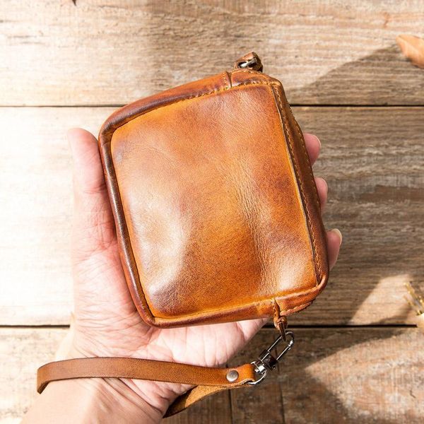 wallets vintage vegetable tanned leather wallet, distressed coin purse, zipper men's card holder1, Red;black
wallets vintage vegetable tanned leather wallet, distressed coin purse, zipper men's card holder1, Red;black