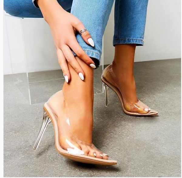 dress shoes km-roya 2021 fashion crystal 11.5cm high heels pvc clear pumps women pointed toe work shallow for party, Black
dress shoes km-roya 2021 fashion crystal 11.5cm high heels pvc clear pumps women pointed toe work shallow for party, Black