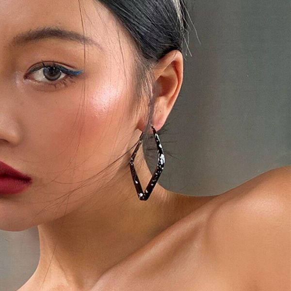 hoop & huggie 2021 exaggerate retro elegant black spray paint metal earrings geometric big circle square for women jewelry gifts, Golden;silver
hoop & huggie 2021 exaggerate retro elegant black spray paint metal earrings geometric big circle square for women jewelry gifts, Golden;silver