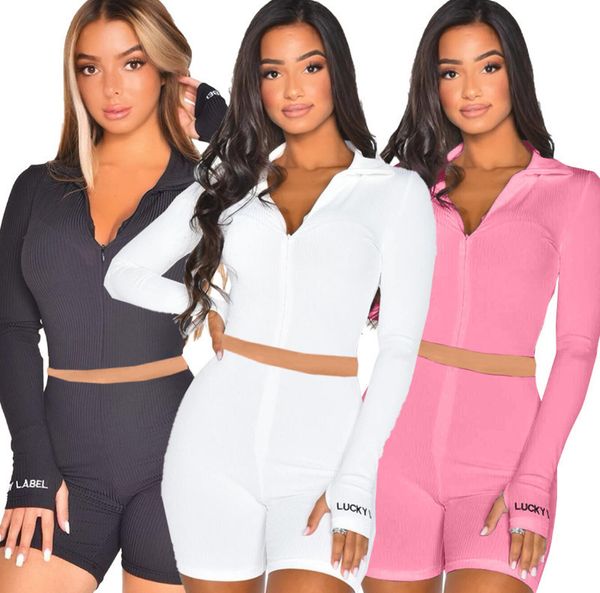 women tracksuits two pieces shorts set slim letter embroidery zipper ladies long sleeve fashion casual suits sportwear outfits, Gray
women tracksuits two pieces shorts set slim letter embroidery zipper ladies long sleeve fashion casual suits sportwear outfits, Gray