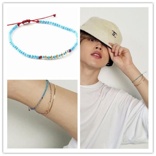 beaded, strands korean version of ins creative design color beads rope chain neutral kpop fashion teenager fan couple gift whole, Black
beaded, strands korean version of ins creative design color beads rope chain neutral kpop fashion teenager fan couple gift whole, Black