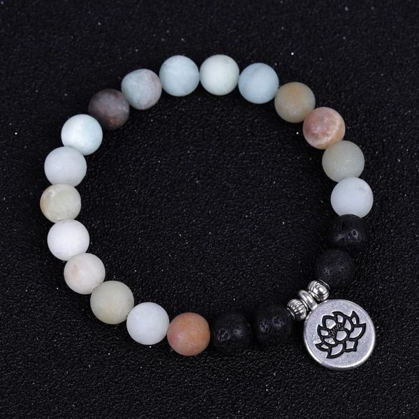 beaded, strands lotus pendant matte amazonite lava bracelets men women gifts charm fashion couples distance relaxation jewellry, Black
beaded, strands lotus pendant matte amazonite lava bracelets men women gifts charm fashion couples distance relaxation jewellry, Black