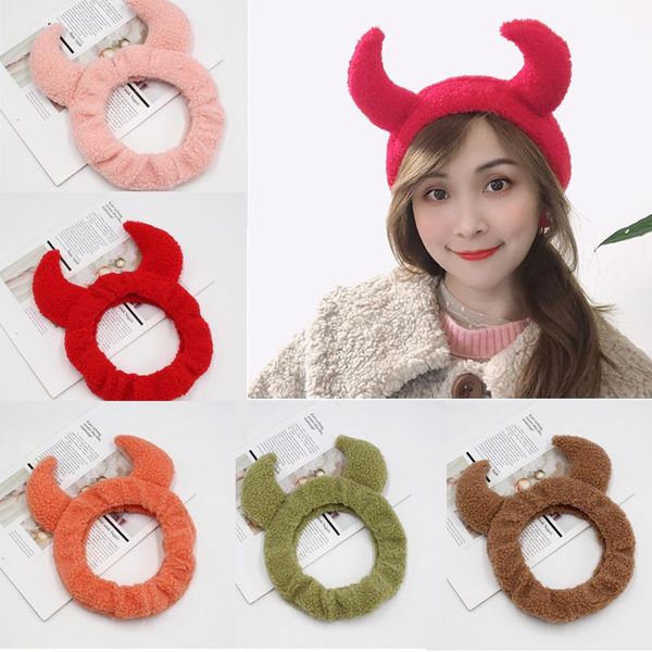 hair accessories 2021 red coral fleece wash face cartoon ox horn hairbands for women girls headbands headwear bands turban
hair accessories 2021 red coral fleece wash face cartoon ox horn hairbands for women girls headbands headwear bands turban