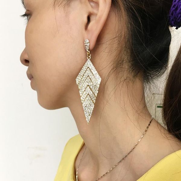 dangle & chandelier shiny rhinestones earrings for women wedding jewelry statement big dangling female party brincos 2021 ukmoc, Silver
dangle & chandelier shiny rhinestones earrings for women wedding jewelry statement big dangling female party brincos 2021 ukmoc, Silver