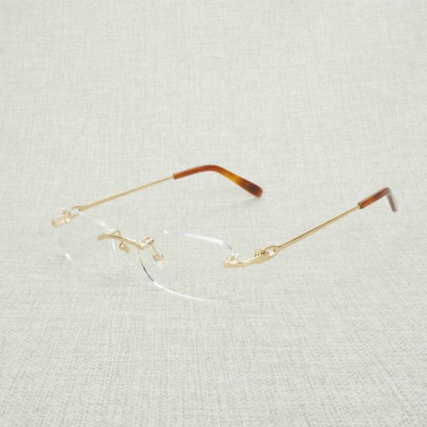 75% off outlet store online luxury rimless clear frame men square eyeglasses for computer reading glasses oculos gafas for beaching driving, White;black
75% off outlet store online luxury rimless clear frame men square eyeglasses for computer reading glasses oculos gafas for beaching driving, White;black