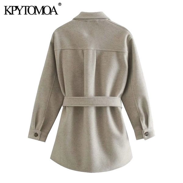 kpytomoa women 2021 fashion with belt loose woolen jacket coat vintage long sleeve side pockets female outerwear chic overcoat, Black
kpytomoa women 2021 fashion with belt loose woolen jacket coat vintage long sleeve side pockets female outerwear chic overcoat, Black