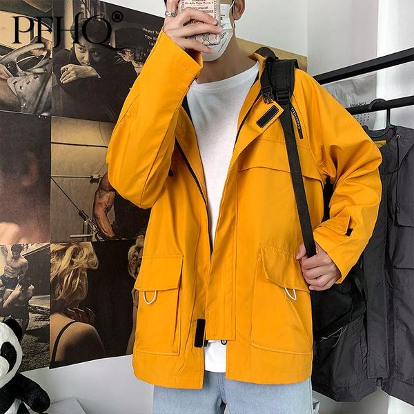 men's jackets pfhq 2021 large autumn loose jacket tooling clothes casual safari korean oversize chic hooded multi-pocket coats 21d1024, Black;brown
men's jackets pfhq 2021 large autumn loose jacket tooling clothes casual safari korean oversize chic hooded multi-pocket coats 21d1024, Black;brown