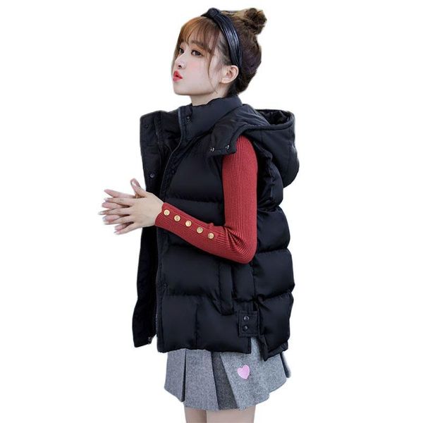 women's vests down cotton vest women autumn winter slim short waistcoat all-match jacket parkas female outerwea, Black;white
women's vests down cotton vest women autumn winter slim short waistcoat all-match jacket parkas female outerwea, Black;white
