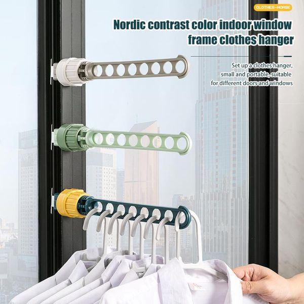 hangers & racks indoor window frame drying rack balcony sill clip-on clothes artifact travel portable hanger rod
hangers & racks indoor window frame drying rack balcony sill clip-on clothes artifact travel portable hanger rod
