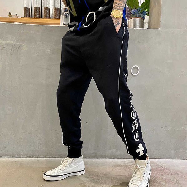 brand hearts/chrome pants version of crosin cross sanskrit embroidery corset correct overalls casual men's, Black
brand hearts/chrome pants version of crosin cross sanskrit embroidery corset correct overalls casual men's, Black