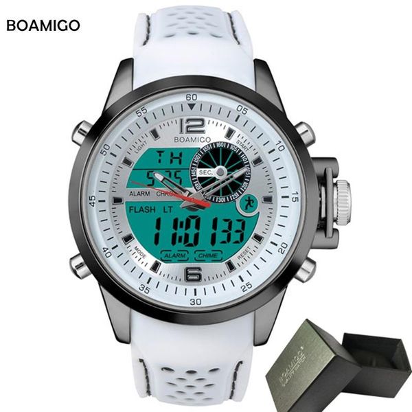 wristwatches boamigo luminous led digital watch military chronograph quartz waterproof analog men sport rubber strap alarm watches 2021, Slivery;brown
wristwatches boamigo luminous led digital watch military chronograph quartz waterproof analog men sport rubber strap alarm watches 2021, Slivery;brown