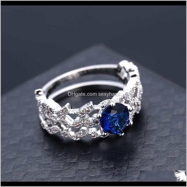 cluster rings jewelry drop delivery 2021 classic six claw geometric womens diamond simple style ring 42qsr, Golden;silver
cluster rings jewelry drop delivery 2021 classic six claw geometric womens diamond simple style ring 42qsr, Golden;silver