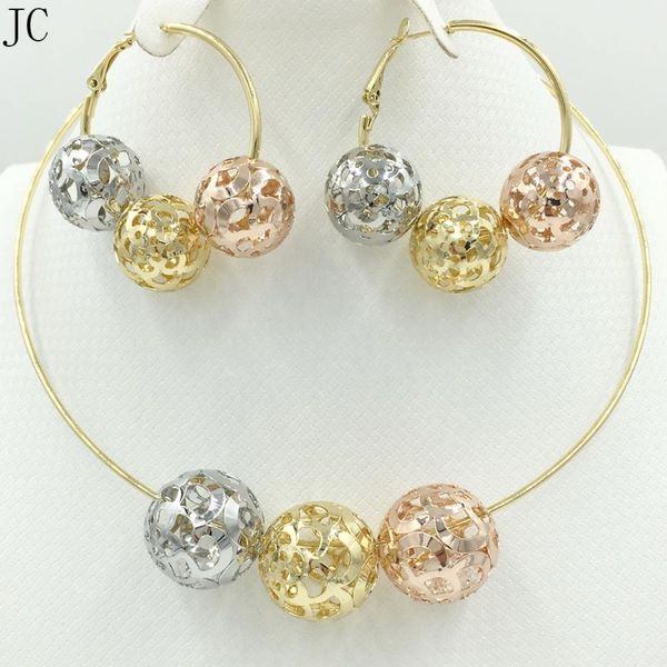 earrings & necklace women jewelry sets dubai 2021 unique design mix rose color 3 c0l0r tone round for pendant gold, Silver
earrings & necklace women jewelry sets dubai 2021 unique design mix rose color 3 c0l0r tone round for pendant gold, Silver