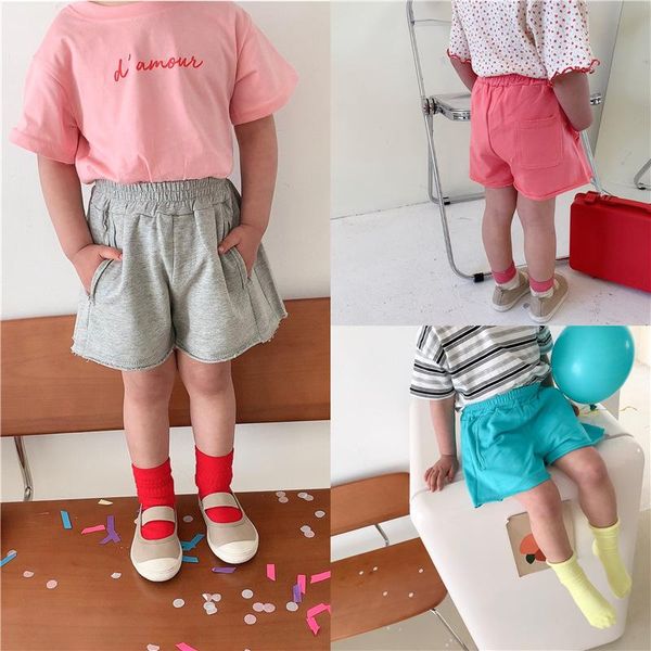 wholesale girls shorts summer cotton fashion kids 2-7 years, Black
