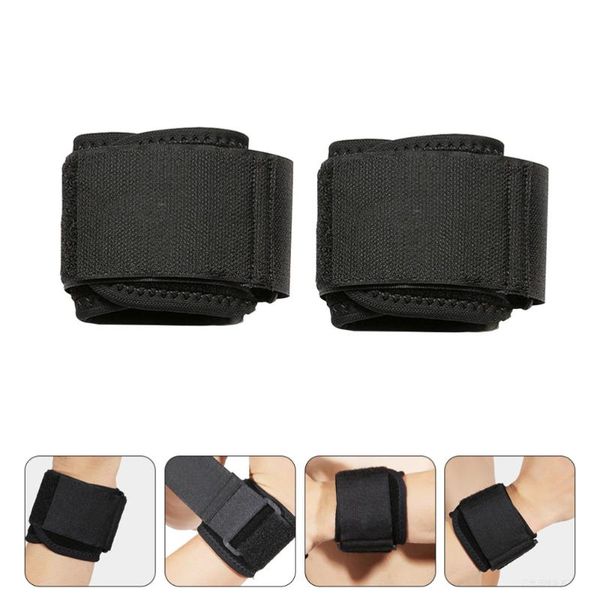 pair adjustable sport bracer wrist protector protective gear guard support, Black;red
pair adjustable sport bracer wrist protector protective gear guard support, Black;red