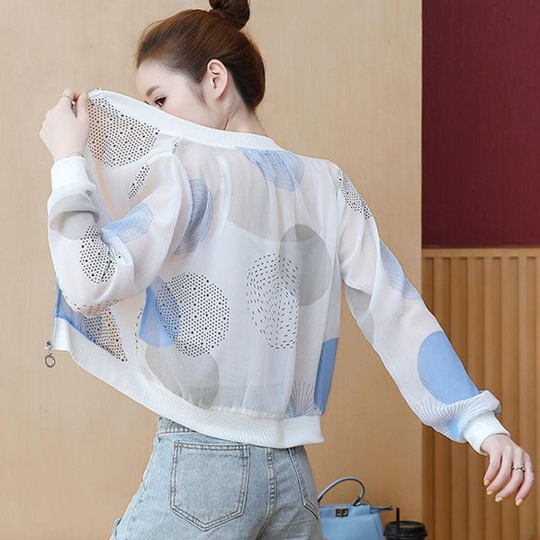 women's jackets chiffon sunscreen summer plus size short coat baseball uniform bomber thin sun-protective clothing women basic, Black;brown
women's jackets chiffon sunscreen summer plus size short coat baseball uniform bomber thin sun-protective clothing women basic, Black;brown