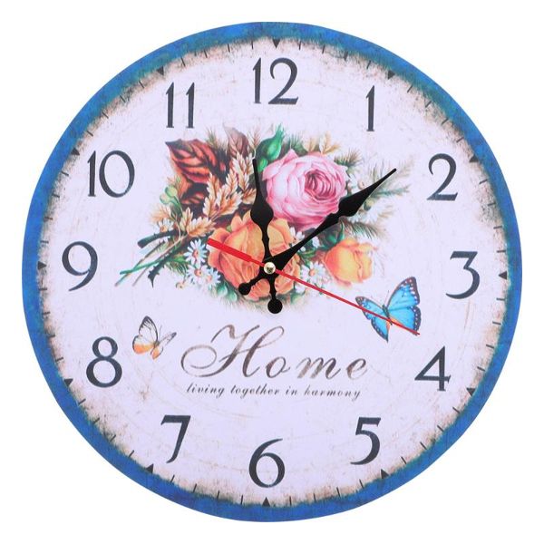 wall clocks 1pc decorative clock round retro flower hanging ornament
wall clocks 1pc decorative clock round retro flower hanging ornament