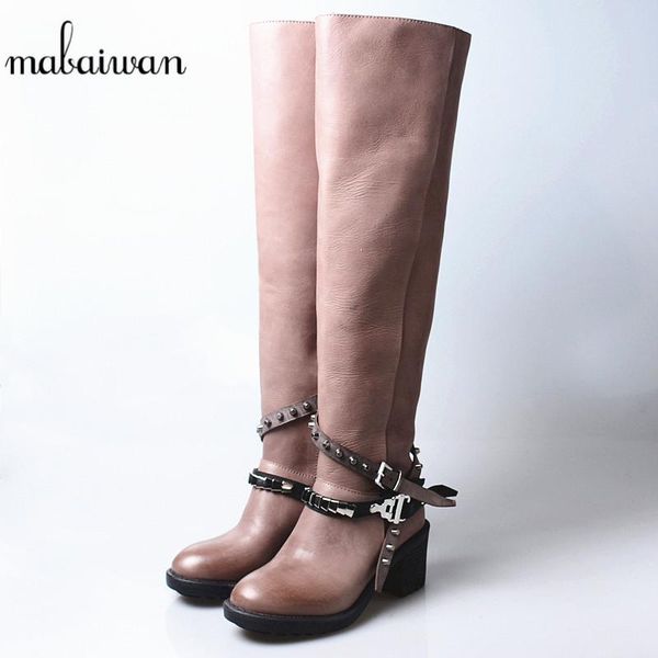boots mabaiwan 2021 women thick high heels zipper shoes winter autumn over the knee botas long rivet motorcycle snow, Black
boots mabaiwan 2021 women thick high heels zipper shoes winter autumn over the knee botas long rivet motorcycle snow, Black