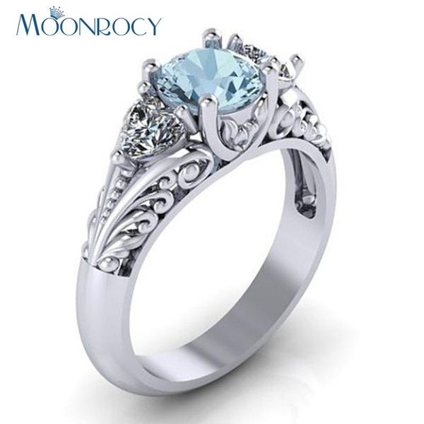 wedding rings moonrocy drop cubic zirconia jewelry wholesale silver color blue austrian crystal ring for women gift, Slivery;golden
wedding rings moonrocy drop cubic zirconia jewelry wholesale silver color blue austrian crystal ring for women gift, Slivery;golden