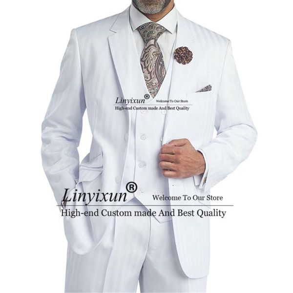 men's suits & blazers fashion white 3 piece slim fit men with peaked lapel latest style for wedding tuxedos male jacket pants vest cost, White;black
men's suits & blazers fashion white 3 piece slim fit men with peaked lapel latest style for wedding tuxedos male jacket pants vest cost, White;black