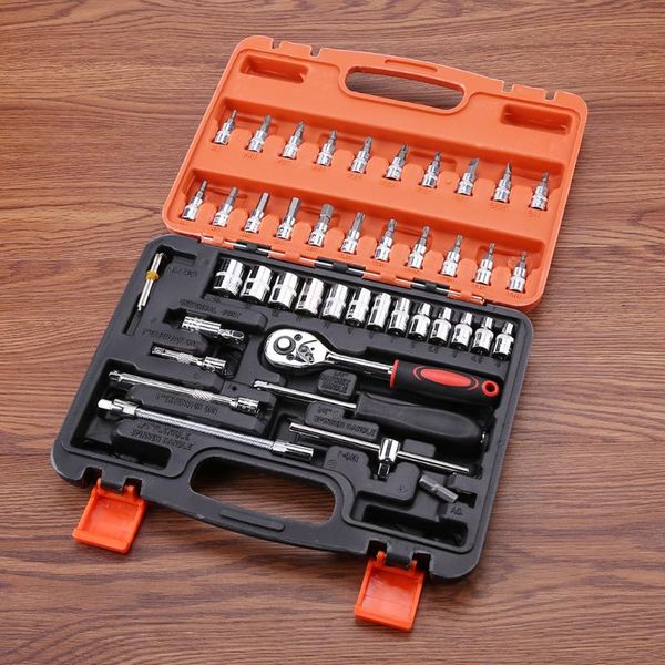 professional hand tool sets 46pcs socket set car repair ratchet spanner wrench pawl screwdriver for motorcycle bicycle tools kit
professional hand tool sets 46pcs socket set car repair ratchet spanner wrench pawl screwdriver for motorcycle bicycle tools kit