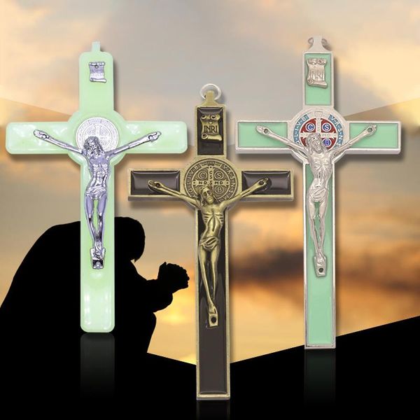 charms religious gothic christ jesus cross luminous glow in the dark pendant crucifix ornaments pendants praying jewelry, Bronze;silver
charms religious gothic christ jesus cross luminous glow in the dark pendant crucifix ornaments pendants praying jewelry, Bronze;silver