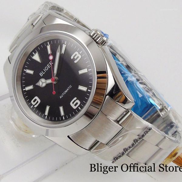 wristwatches 36mm red second hand black automatic men watch 21 jewels miyota 8215 nh35a brushed oyster strap polished case, Slivery;brown
wristwatches 36mm red second hand black automatic men watch 21 jewels miyota 8215 nh35a brushed oyster strap polished case, Slivery;brown