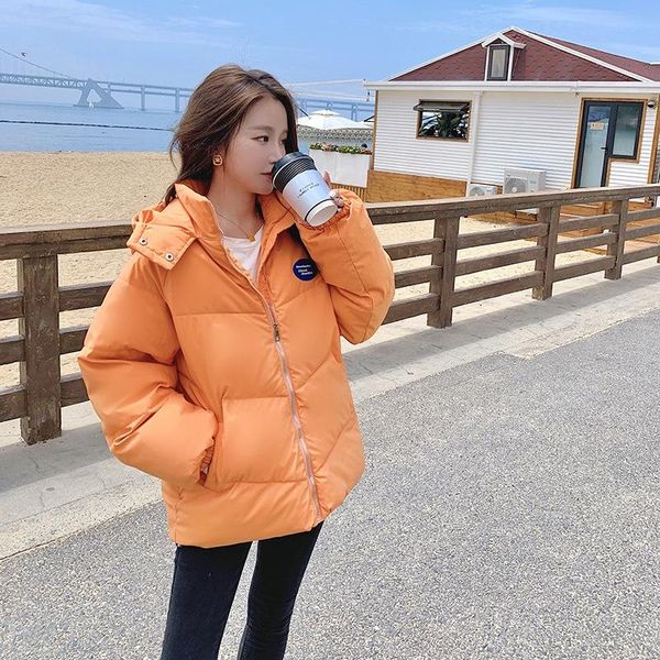 women's jackets 2021 version loose bread clothes thick winter jacket coatcotton women casual long sleeve warm hooded solid bubble coat, Black;brown
women's jackets 2021 version loose bread clothes thick winter jacket coatcotton women casual long sleeve warm hooded solid bubble coat, Black;brown