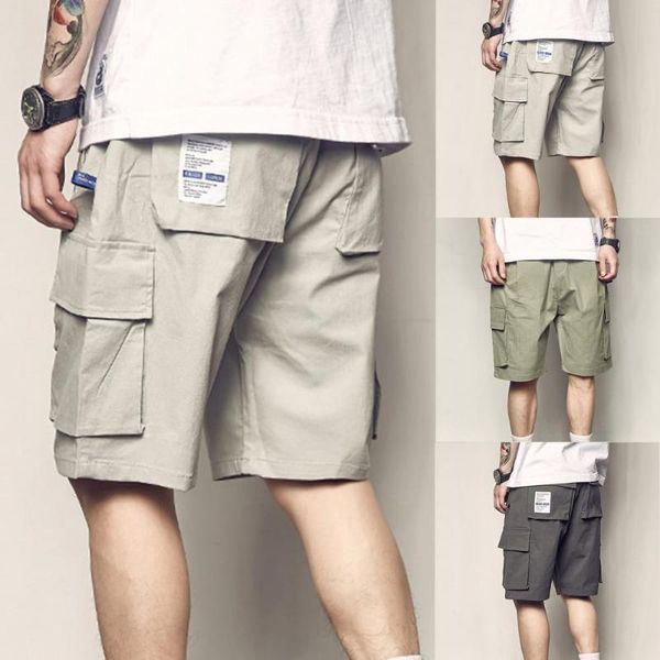 shorts drawstring multi pockets men solid color loose knee-length pants for summer wholesale men's, White;black
shorts drawstring multi pockets men solid color loose knee-length pants for summer wholesale men's, White;black