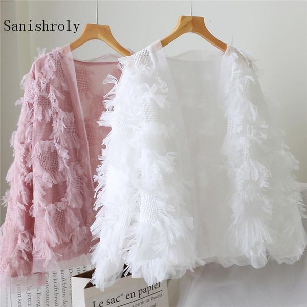 women's jackets sanishroly spring autumn women thin mesh cardigan casual hollow out lace patchwork coat female long sleeve jacket plus, Black;brown
women's jackets sanishroly spring autumn women thin mesh cardigan casual hollow out lace patchwork coat female long sleeve jacket plus, Black;brown