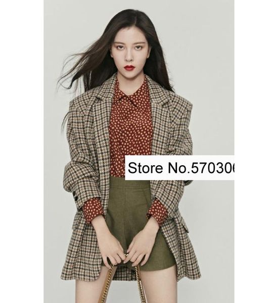 ladies long sleeve woolen notched houndstooth blazer - women/female plaid casual suit jacket outerwear women's suits & blazers, White;black
ladies long sleeve woolen notched houndstooth blazer - women/female plaid casual suit jacket outerwear women's suits & blazers, White;black