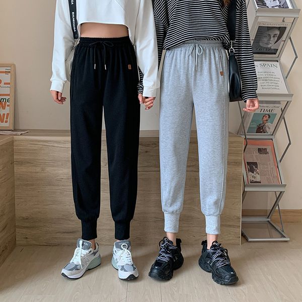 women's pants & capris female sports pants spring and autumn slimming down casual gray sweat loose-fitting tappered harem x9fc, Black;white
women's pants & capris female sports pants spring and autumn slimming down casual gray sweat loose-fitting tappered harem x9fc, Black;white