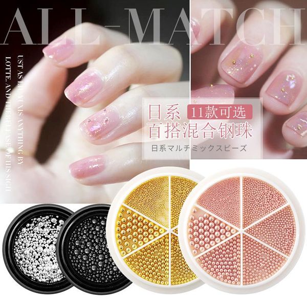 nail art decorations tiny steel caviar beads mix size 3d design manicure jewelry rose gold silver diy decoration dry flowers, Silver;gold
nail art decorations tiny steel caviar beads mix size 3d design manicure jewelry rose gold silver diy decoration dry flowers, Silver;gold