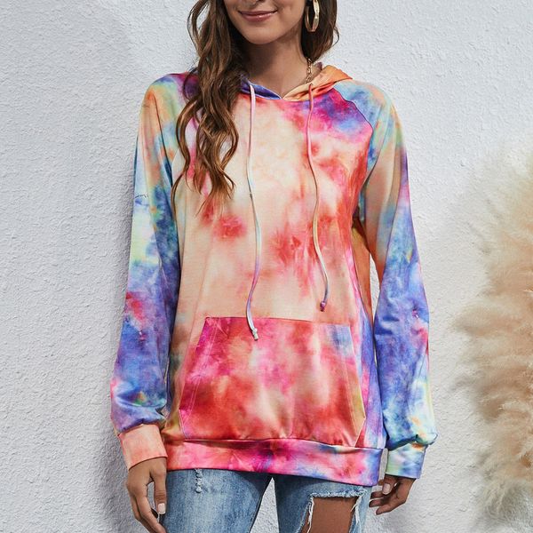 streetwear hoodie for women autumn winter tie dye drawstring long sleeve sweatshirts casual colorful pullover loose pocket, Black
streetwear hoodie for women autumn winter tie dye drawstring long sleeve sweatshirts casual colorful pullover loose pocket, Black