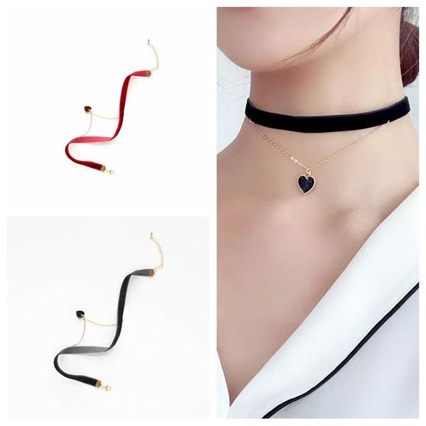 canner fashion simple heart chain necklace for women double-layer sweet jewelry choker necklaces ladies valentine gifts anillos chains, Silver
canner fashion simple heart chain necklace for women double-layer sweet jewelry choker necklaces ladies valentine gifts anillos chains, Silver