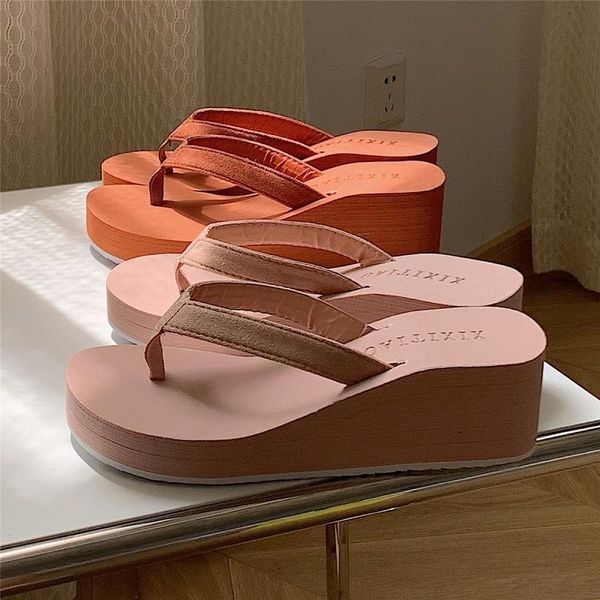 slippers korean fashion thick-soled casual women eva outdoor vacation beach flip flops wedges students girls summer sandals, Black
slippers korean fashion thick-soled casual women eva outdoor vacation beach flip flops wedges students girls summer sandals, Black