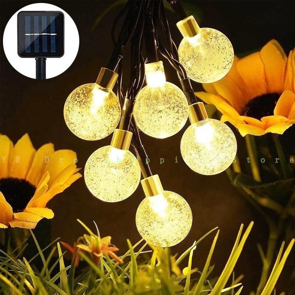 strings outdoor solar garland garden light 8 modes crystal ball waterproof string fairy christmas wedding party decoration
strings outdoor solar garland garden light 8 modes crystal ball waterproof string fairy christmas wedding party decoration