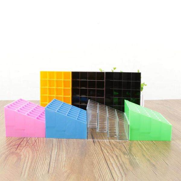 storage boxes & bins 24 grids square makeup organizers trapezoid clear plastic lipstick rack multicolour box display desktop
storage boxes & bins 24 grids square makeup organizers trapezoid clear plastic lipstick rack multicolour box display desktop