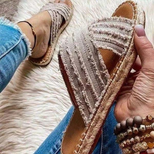 slippers summer women flat open-toe casual shoes slides ladies beach slip-on outdoor sandals females weave, Black
slippers summer women flat open-toe casual shoes slides ladies beach slip-on outdoor sandals females weave, Black