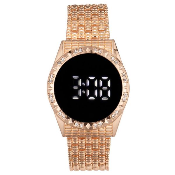 wristwatches women's digital watches luxury electronic led wrist watch rhinestone bracelet brand silver gold women relogio feminino, Slivery;brown
wristwatches women's digital watches luxury electronic led wrist watch rhinestone bracelet brand silver gold women relogio feminino, Slivery;brown