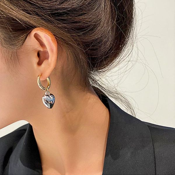hoop & huggie the european and american wind restoring ancient ways personality stereo love earrings korea metal heart-shaped ear ring, Golden;silver
hoop & huggie the european and american wind restoring ancient ways personality stereo love earrings korea metal heart-shaped ear ring, Golden;silver