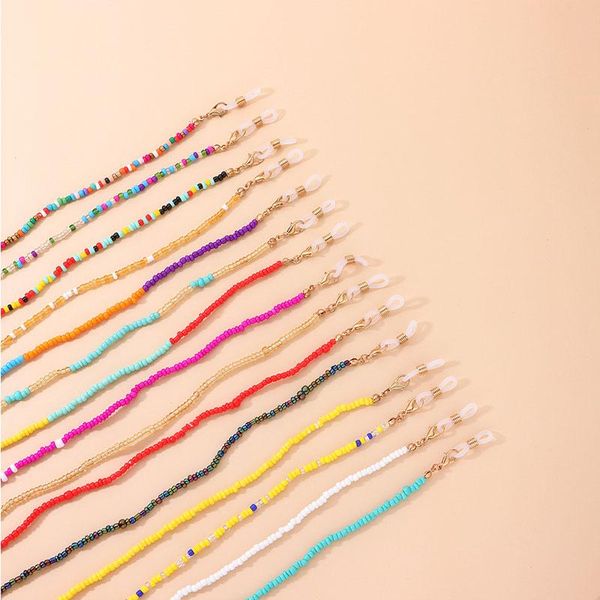 sunglasses frames bohe colored glasses chain non-slip mask colorful beaded for multifunctional women's neck lanyard 2021, Silver
sunglasses frames bohe colored glasses chain non-slip mask colorful beaded for multifunctional women's neck lanyard 2021, Silver
