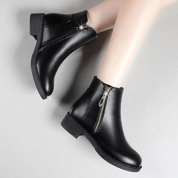 boots ladies autumn winter female shoes black ankle leather women zipper plush booties fashion wpal
boots ladies autumn winter female shoes black ankle leather women zipper plush booties fashion wpal