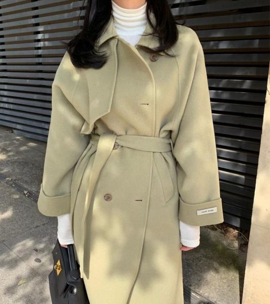 women's wool & blends 2021 coat double faced tweed no cashmere breasted medium length lapel 100 autumn winter women, Black
women's wool & blends 2021 coat double faced tweed no cashmere breasted medium length lapel 100 autumn winter women, Black